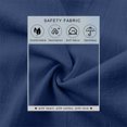 thumbnail image 7 of Sheghy Womens Tops Oversized Urban Solid Cotton Linen Lapel Button Curved Hem 3/4 Sleeve Outer Shirt Blue L, 7 of 7