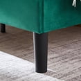 thumbnail image 7 of Taomika, Full Size Upholstered Platform Bed Frame with Adjustable Headboard-Dark Green, 7 of 7