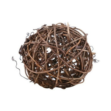Natural Vine Balls 3.1 Inches Diameter, Bowl and Vase Filler