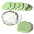 thumbnail image 1 of MOHOPE 8 esponjas de maquillaje con cojín de aire para base con caja portátil, sin esponja de mezcla de látex para base en crema líquida y polvo en forma de lágrima, hierba de hojaldre, 1 of 5