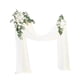thumbnail image 5 of Arco de boda con flores y cortinas para decoración, hermosas flores artificiales, para fiestas, vacaciones, bodas y más., 5 of 9