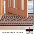 thumbnail image 3 of Red Boho Egyptian Lotus and Circles Pattern Door Rugs,Washable Non Slip Door Mats Indoor,Decorative Door Mats,Entry Mat Indoor for Entrance,Bedroom,Kitchen,Bathroom,30"x17", 3 of 6