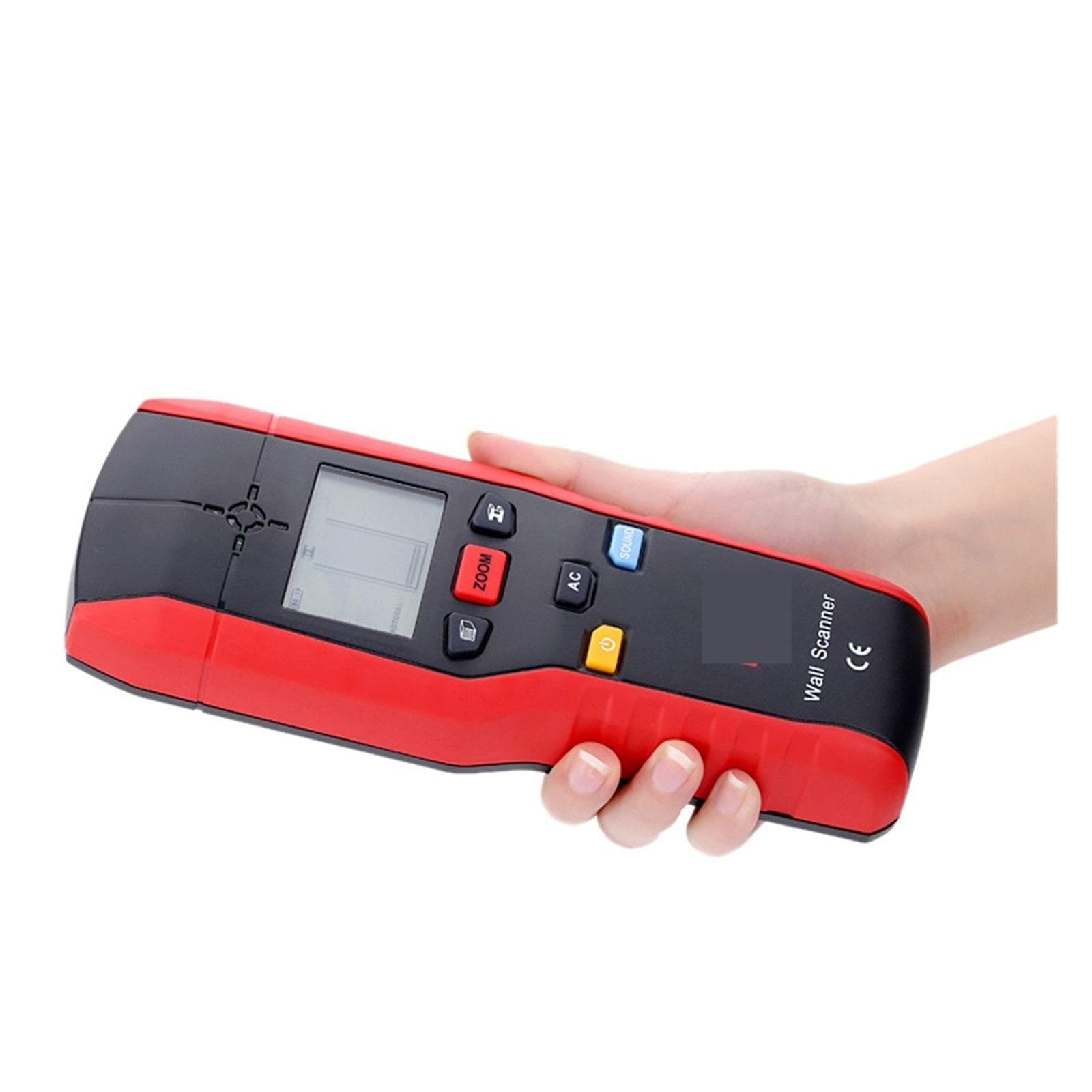 Wall Scanner Metal Detector Find Metal Wood Studs AC Voltage Live Wire Detect Electric Box Finder Buzze LED Flash ,Portable