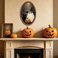 thumbnail image 3 of Elainilye Vintage Halloween Framed Wooden Print Spooky Ghost Picture Wall Hanging Decor for Living Room Bedroom Indoor Outdoor Home, 3 of 5