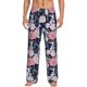 thumbnail image 1 of Balery Rose Flowers Pantalones de pijama para hombre, pijama ultraligero, pantalón de descanso-Medium, 1 of 6
