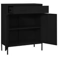 thumbnail image 4 of vidaXL Storage Cabinet Black 80x35x101.5 cm Steel, 4 of 5