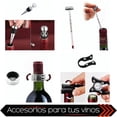 thumbnail image 5 of Set De Vino Juego De 4 Pz Accesorios Para Vino Con Ajedrez En Caja De Madera RD ROYAL COOK PERCHERO, 5 of 5