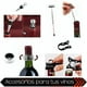 thumbnail image 5 of Set De Vino Juego De 4 Pz Accesorios Para Vino Con Ajedrez En Caja De Madera RD ROYAL COOK PERCHERO, 5 of 5