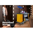 thumbnail image 3 of Hotel Cart Housekeeping Room Service Cart H 39" x L 60" X W 21" AF08159, 3 of 5