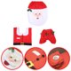 thumbnail image 1 of Juego de fundas de asiento de inodoro de Papá Noel 3D Accesorios de decoración de baño reutilizables divertidos, 1 of 5