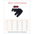 thumbnail image 2 of 2T Baby Boys Clothes 3T Boys 2PCS Outfits Set Toddler Boys Long Sleeve Top Pants Set Blue, 2 of 8