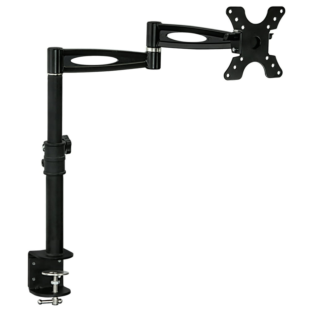 MountIt! Single Monitor Desk Mount Arm Full Motion Monitor Mount