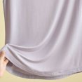thumbnail image 5 of Antinious Women Solid Round Neck Pullover Versatile Sleeveless Plus Size Soft Loose Pajama Tops, 5 of 5