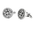 thumbnail image 1 of Gemelos Vintage Compass Eight Point Star para hombre, 1 of 3