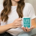 thumbnail image 2 of 15 fl oz Ceramic Mug, Wasaga Beach, Ontario, Canada, Life is Better at the Beach, Simply Said, Dishwasher & Microwave Safe, 2 of 5