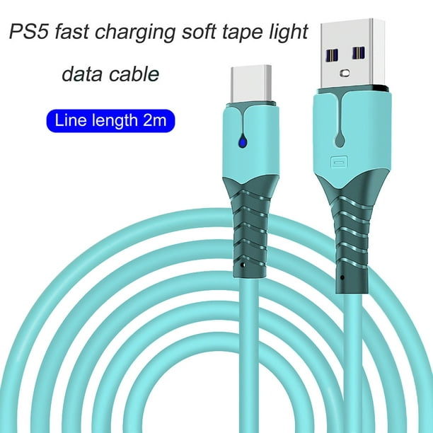 OUNAMIO 6.56FT Xbox Series X PS5 Controller Charging Cable with LED Indicator, Fast Charging Data Sync USB Type C Universal Data Cable - Walmart.com