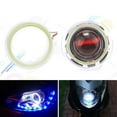 thumbnail image 5 of Walbest 1PC 4 33" Projector Universal RGB LED Fog Light White COB Angel Eye Rings DRL Driving Bulbs (White), 5 of 7