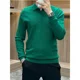 thumbnail image 3 of Sudaderas masculinas de manga larga, polos para hombre, jersey liso unicolor coreano de otoño, elegante, informal, de una pieza, camiseta emo Y2k XL, 3 of 5