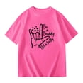 thumbnail image 4 of ibiyuan Boys Tshirt Crewneck Funny Short Sleeve School Shirt Girls Graphic Hearts Basic Tees Fashion Vacation Summer Tee Top, 4 of 4
