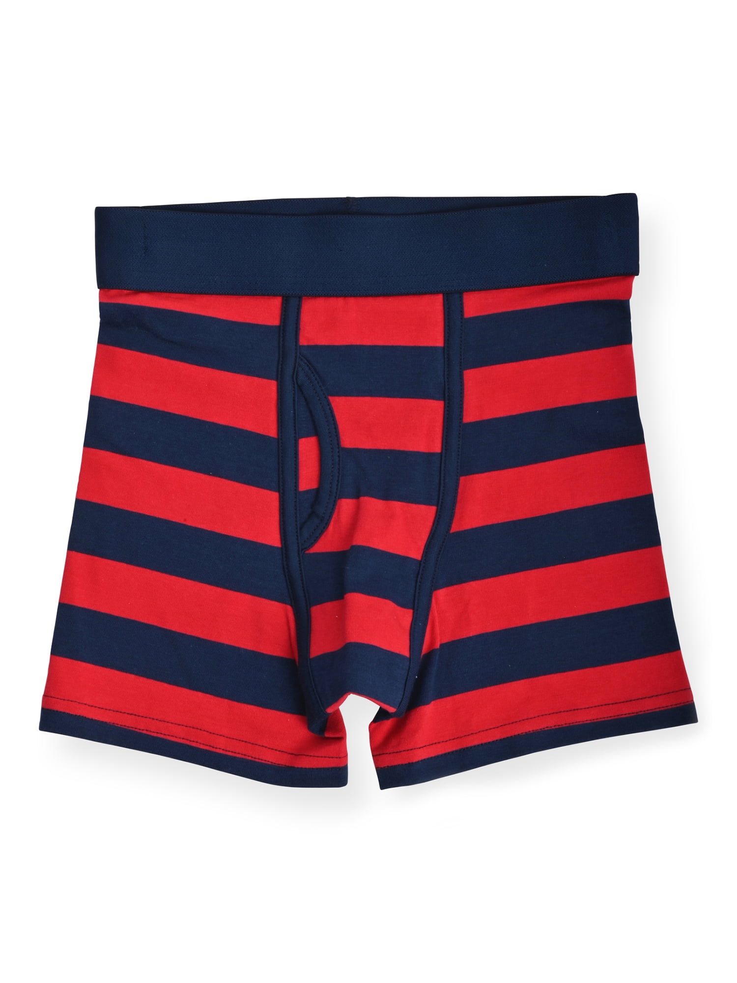 Wonder Nation Boys Comfort Stretch Tag-Free Boxer Briefs, 6-Pack, Sizes S-XLH