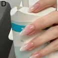 thumbnail image 5 of Fake Nails Set With Glue Long Nails French Nail Care Nail Beauty Design, 5 of 5