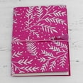 thumbnail image 5 of NOVICA Handmade paper journal, 'Leafy Splendor', 5 of 7