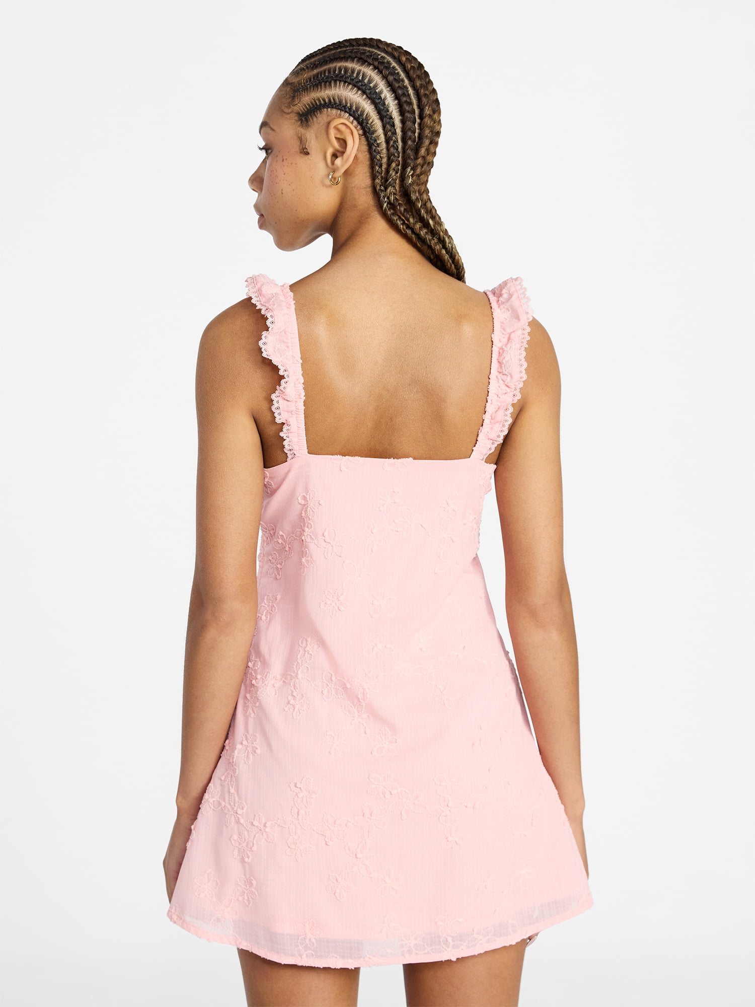 No Boundaries Ruffle Strap Mini Dress, Women's XXS-XXL
