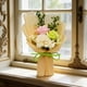 thumbnail image 1 of Set de regalo ramo de flores de carnel con jabón de rosa artificial - Mini arreglo floral simulado, decoración aromática duradera, regalo romántico para mamá o esposa, 1 of 6