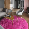 thumbnail image 3 of LOCHAS Round Fluffy Area Rugs Soft Rug for Living Room Bedroom Kids Nursery Home Decor Shaggy Carpet 6 Feet, Hot pink, 3 of 7