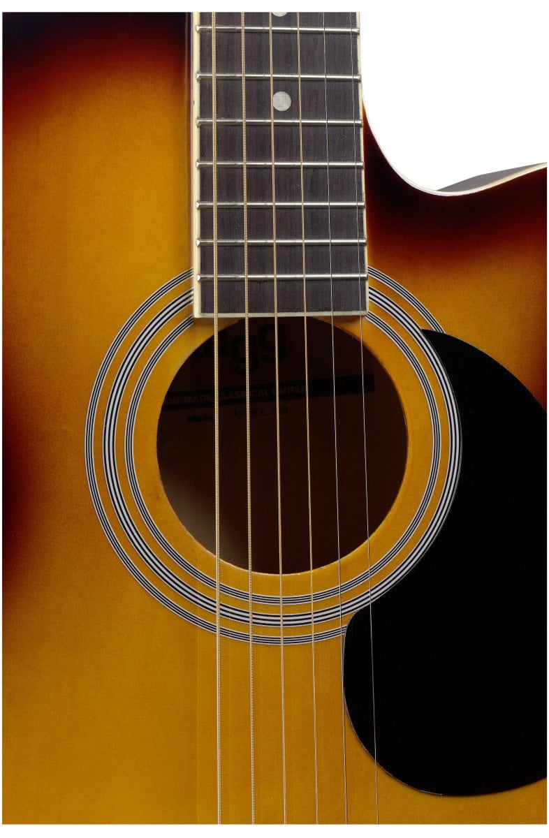 Stagg Auditorium Cutaway Acoustic Electric Guitar - Sunburst - SA20ACE SNB
