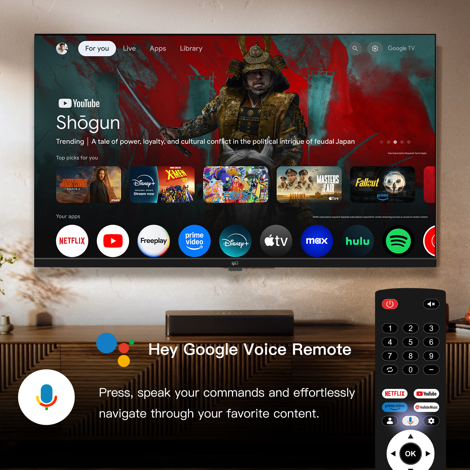 FPD 50" 4K UHD Smart TV with Google TV photo 4