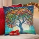 thumbnail image 4 of Life Tree Fundas de almohada de terciopelo con tema, regalos de funda de almohada, decoración para el hogar, cojín de lanzar, regalo de cumpleaños para fans y parejas. 40cm x 40cm., 4 of 6