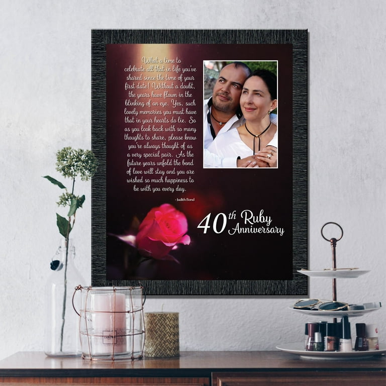 40th anniversary 2024 gift for parents