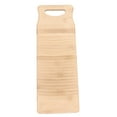 thumbnail image 4 of Wooden Washboard, Hanging Hole Wear Resistant Natural Bamboo 19.7in Long Bamboo Wash Board  For Home For Laundry For Clothes, 4 of 8