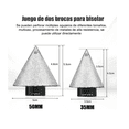 thumbnail image 2 of 2pcs Broca Biselada De Diamante 50mm Y 35mm Cerámica Granito Lab.G Plateado, 2 of 5