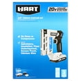 thumbnail image 4 of HART 20-Volt 3/8 Inch Crown Staple Gun Kit (1) 20-Volt 1.5Ah Lithium-Ion Battery, 4 of 14