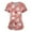 Light pink_N11_#5827, variant on Homozy Christmas Tree Printed Womens Black Scrub Tops Plus Size Short Sleeve Nursing Shirts with Pockets Holiday Casual S-5xl Oversized Scrub Workwear Uniform Red L