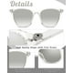 thumbnail image 4 of Gafas de sol Myiaur polarizadas cuadradas con espejo para mujer, 4 of 7