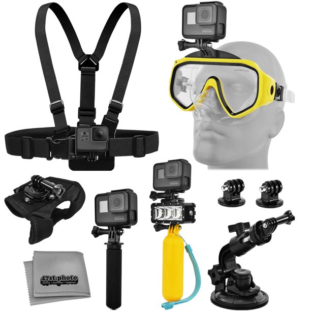 Accessory Kit for GoPro HERO5 Black / Session 4K Action Camera w/ Scuba