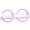 pink, variant on 2PCS Nose Ring Nose Lip Hoop Ear Piercing Stainless Steel Fashion Body Piercing-red