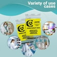 thumbnail image 2 of Pack of 1000 Chemo Transfer Bags, Clear 6 x 9. Zipper Printed Bags 6x9. Ultra Thick 4 mil. Polyethylene Bags for Health Needs. Biohazard signal. Clear Plastic Bags for Infirmaries., 2 of 7