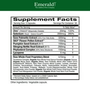 Emerald Labs Prostate Health with Saw Palmetto Extract, Zinc and Selenium with Inflammation Support for Mens Health - 90 Vegetable Capsules