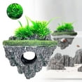thumbnail image 2 of SUSHANG Fish Tank Landscaping Suspended Stone Tank Artificial Stone Decoration Aquarium Stone Ornament Creative Floating Stones Simulation Accessories for Terrarium Miniature Garden Marine Aquarium, 2 of 9