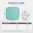 thumbnail image 3 of Saiise Teal Turquoise Glitter for Foldable Car Sun Shades (2-Pack) Offer Sun Protection with an Easy-fold Design for Convenient Windshield Shading-Medium, 3 of 6