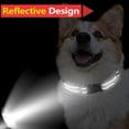 thumbnail image 2 of Minzimin Reflective Dog Collar for Medium Large Small XS XL Extra Small Dogs, Nylon Adjustable Puppy Collar, 2 of 6