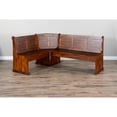 thumbnail image 2 of Sunny Designs BF Nook Long Bench & Corner Back, Wood Seat, 2 of 6