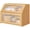 Natural, variant on Large 2-Layer Bamboo Bread Box for Kitchen Countertop, Space-Saving Bread Storage Container, Premium Wooden Bread Keeper for Homemade Loaves & Pastries, Natural Bamboo Pantry Organizer