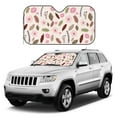 thumbnail image 3 of YFYANG Front Windshield Sun Shade, Colorful Flower Pattern Foldable Car Visor for Cars, Trucks, SUVs, Medium, 3 of 9