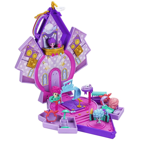 My Little Pony Playset Mini World Magic Spa Day Mane Melody, Princess Pipp Petals Buildable My Little Pony Toys for Girls and Boys Age 5+
