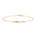 thumbnail image 1 of Engravable Bar Bracelet with Birthstone, 1 of 7